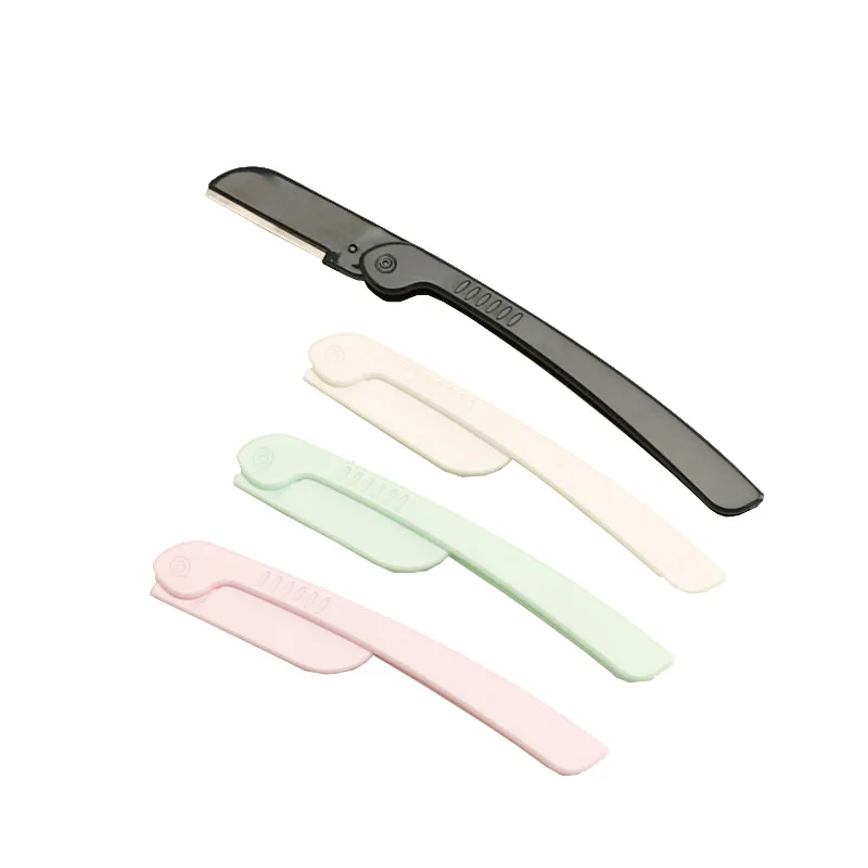 Disposable Microblading Safe Folding Women Face Shaver Eyebrow Trimmer Blade Anti-Scratch Razor Makeup Tools