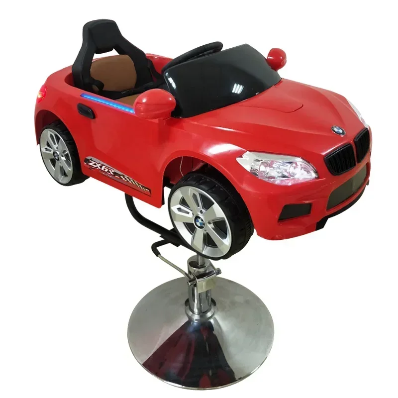 Children's Hair Cutting Seat Electric Toy Cartoon Car Baby Child Barber Chair