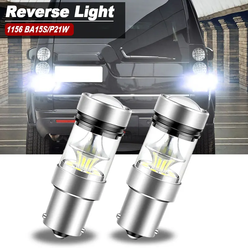 Lampe à barrage LED P21W BA15S Canbus, pour Land Rover Defender Discovery 2 3 4 LInter LR3 LR4 Freelander Range Rover dehors 1, 2 pièces