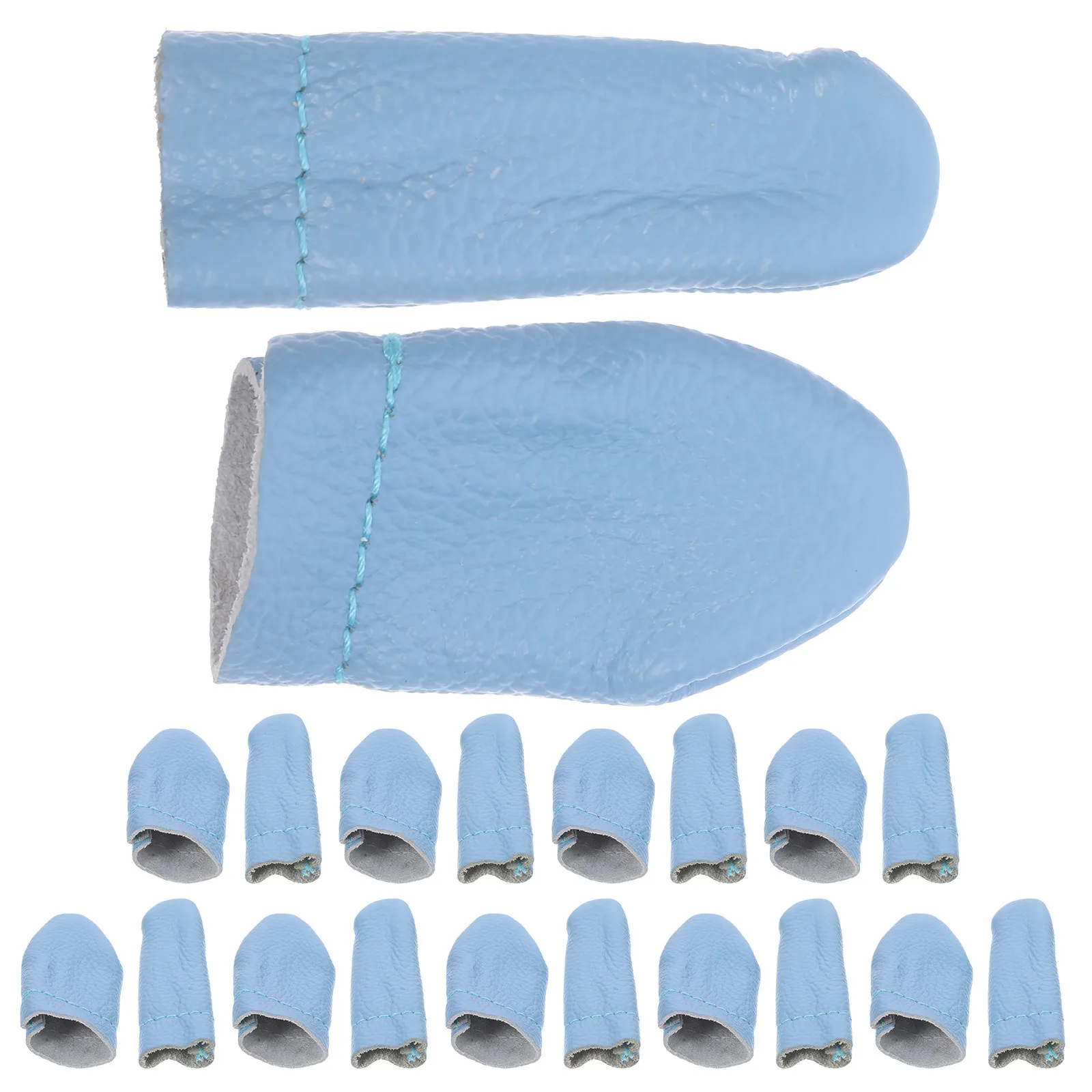 20Pcs Finger Guards for Wool Felting Thimble Sewing Knitting DIY Projects Comfortable Flexible Protective Finger Cots