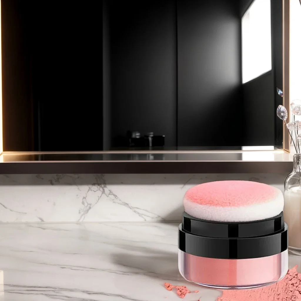 بودرة أحمر الخدود ذات وسادة هوائية على شكل رأس الفطر، مكياج كونتور للوجه عالي اللمعان