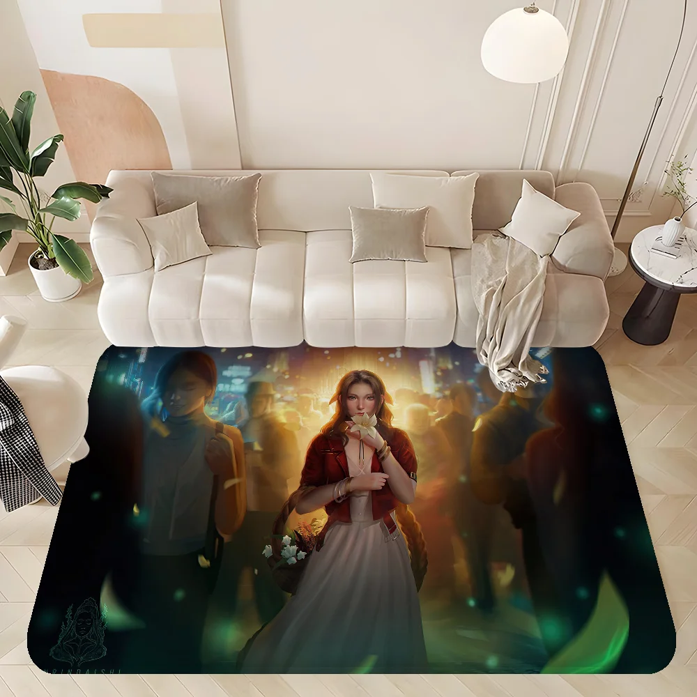 Final Fantasy Room Mats Cheaper Anti-slip Modern Living Room Balcony Printed Household Carpets