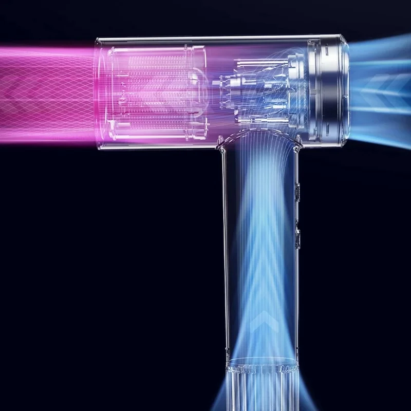 샤오미 미지아 고속 헤어 드라이어, 스마트 온도 제어 음이온 헤어 케어, 102,000 Rpm HD 컬러 스크린, MNGS01SK, H700