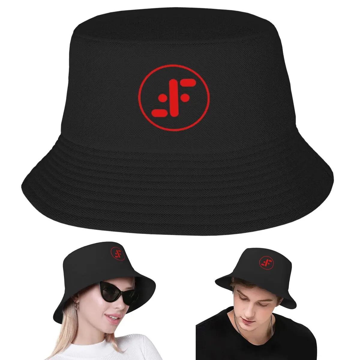 V The Visitors Insignia (Red) Bucket Hat Panama Bob Hats Outdoor Reversible For Summer Beach Fishing Unisex Fisherman Caps