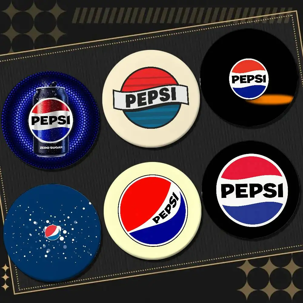 P-PepsiS Broches para fotos de bebidas de dibujos animados Insignia redonda creativa Regalos Pins 32 44 58 mm S