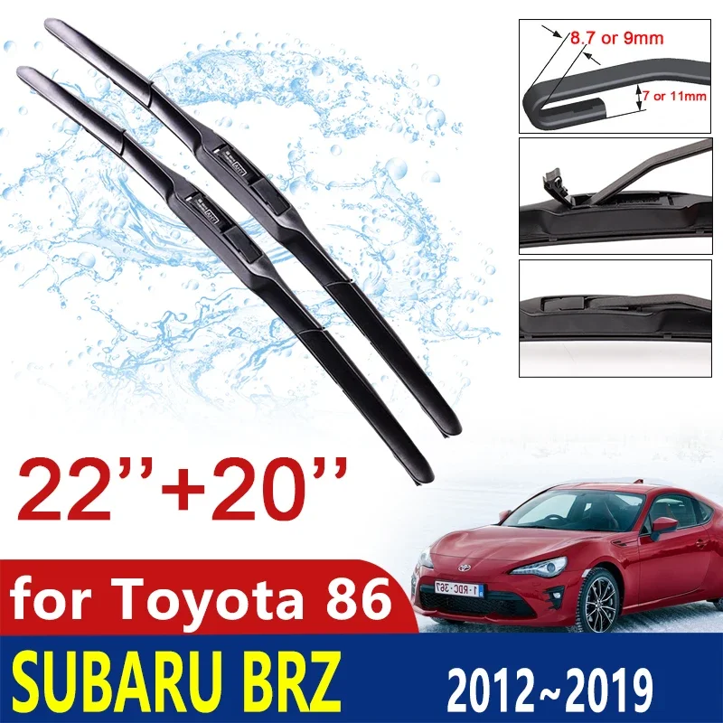 

Car Wiper Blade for Toyota 86 GT86 FT86 Scion FR-S Subaru BRZ 2012~2019 Windscreen Windshield Wipers Car Accessories 2013 2014