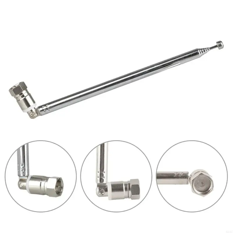 918C F Cắm Ăng-ten kính thiên văn Đầu nối phích cắm nữ loại F có thể uốn cong 180 độ