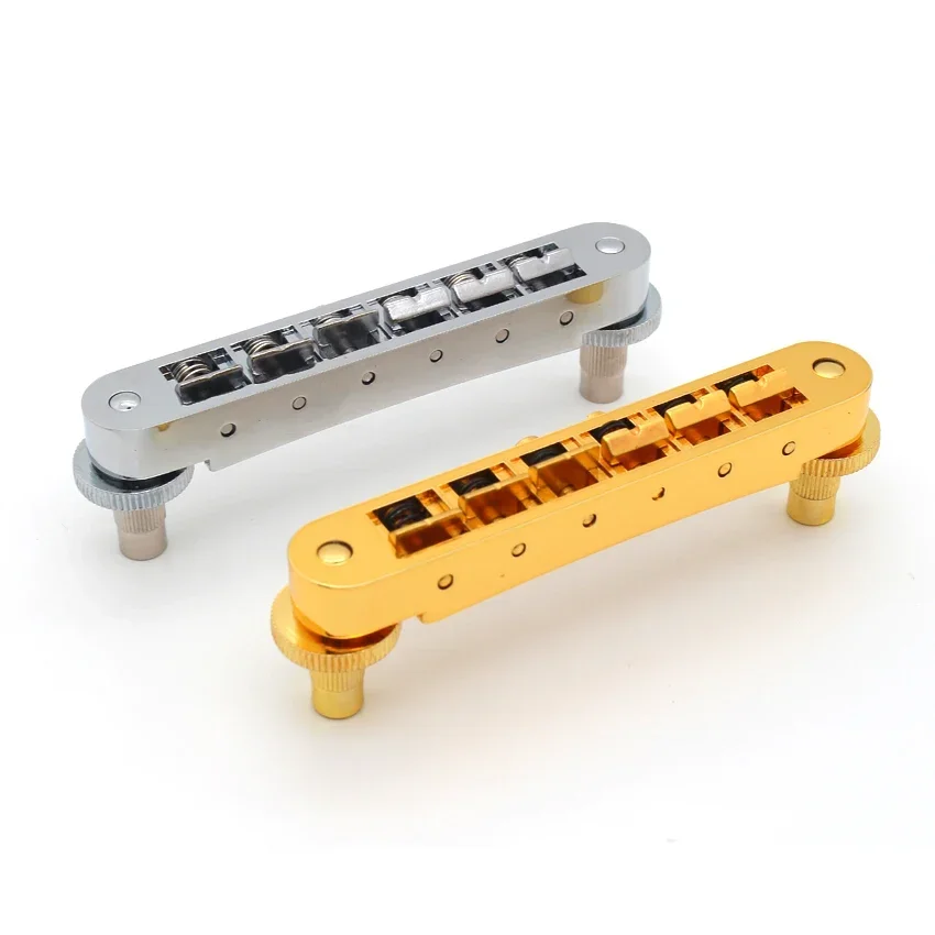 อัพเกรด Vintage Adjustable ABR-1 Jazz Bridge Gold/Chrome อะไหล่กีตาร์มืออาชีพ