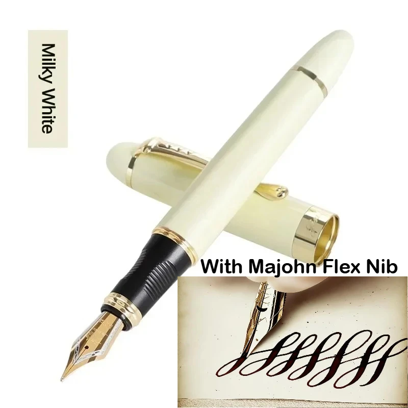JINHAO X450 Füllfederhalter mit Majohn Flex Nib Kalligraphie-Stift, Metallstifte zum Schreiben, für Schule, Bürobedarf, Schreibwaren – Detail 22