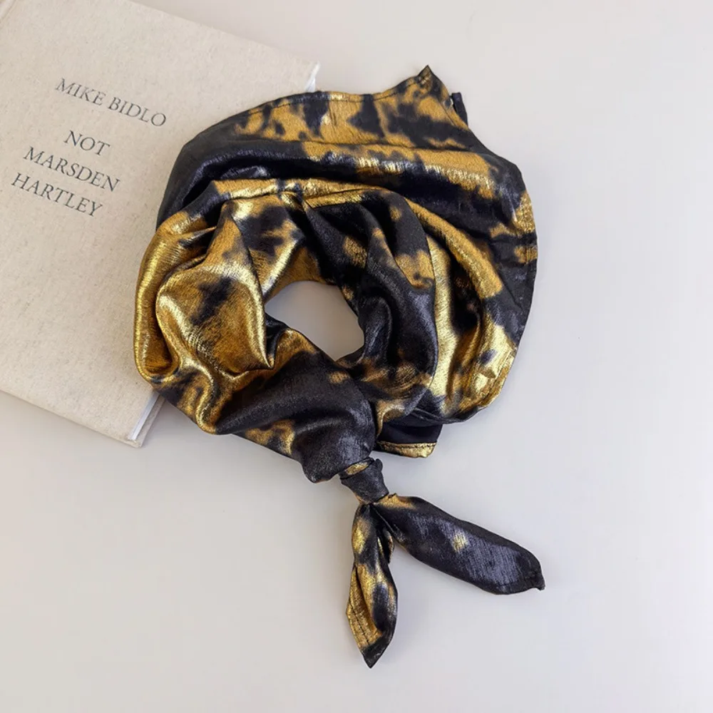 

Retro Square Shape Hip Hop Hair Scarf Soft Breathable Hair Shawl Wrap Versatile Hip Hop Headband Fashion Accessory