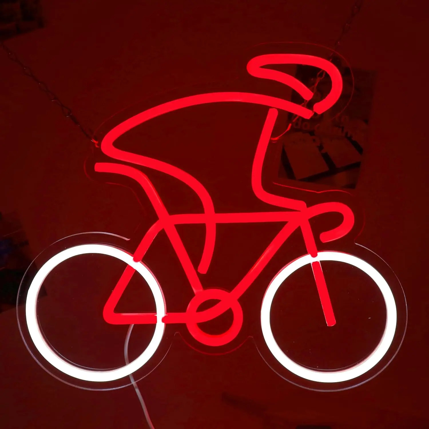 Bicycle Neon Sign Dimmable USB LED Neon Lights for Club Bedroom Man Cave Playroom Garage Decor Gifts for Bicycle Lovers