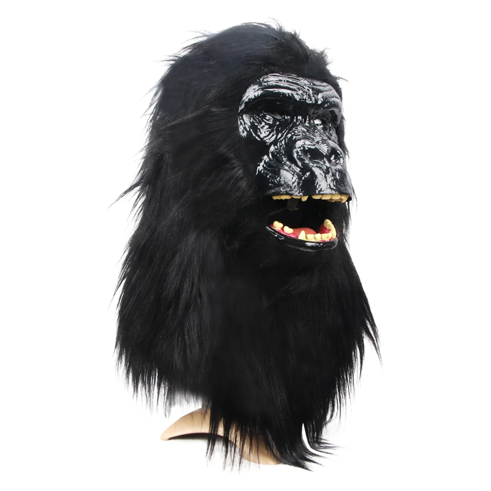 Halloween Mask Chimpanzee Head Mask Animal Gorilla Halloween Party Cosplay Costume Delivers Halloween Mask