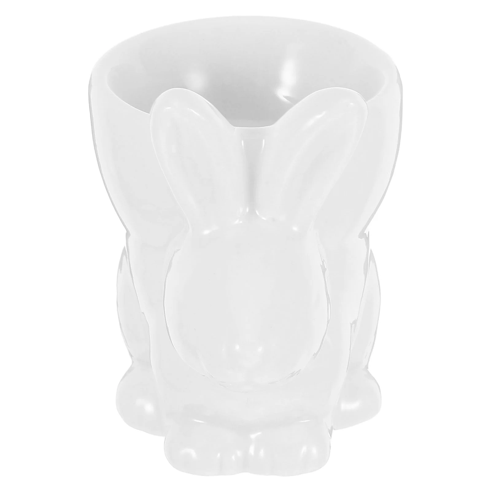 

Egg Holder Lunch Ceramic Rabbit Cup European Style Decorative Holders for Display