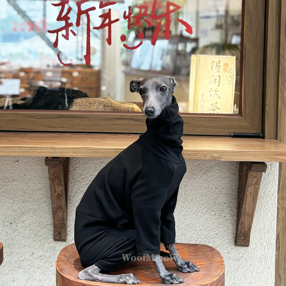 Italienischer Windhund Vierbeinige Kleidung Modische Mehrfarbige Weiche Bequeme Elastische Einfarbige Hundekleidung – Detail 7
