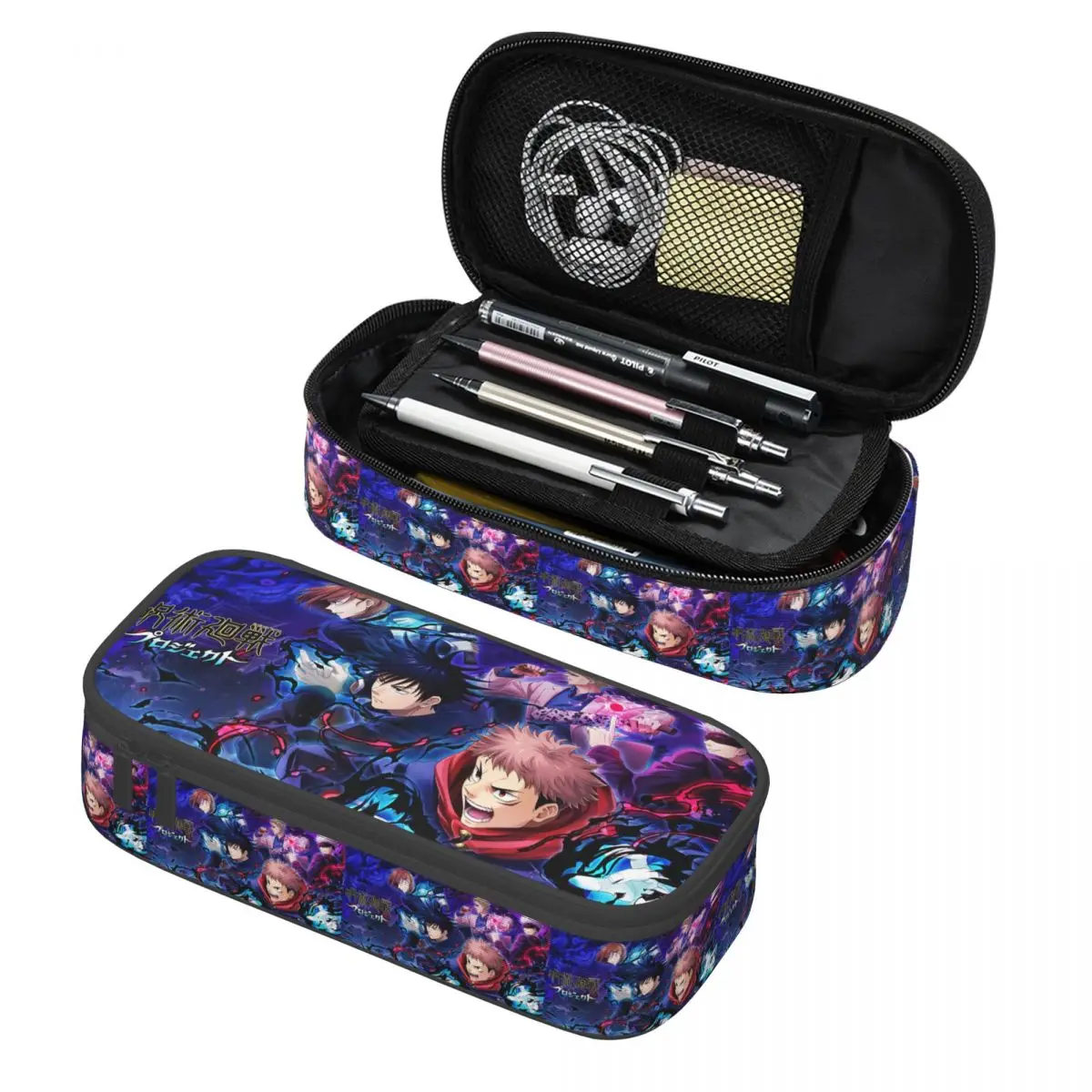 Megumi Besto Friendo Jujutsu Kaisen Sukuna Anime Federmäppchen Bleistiftbeutel Aufbewahrung Schreibwarenbedarf Stiftbox Bleistiftbeutel für Kinder