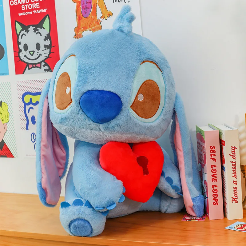 귀여운 스티치 봉제 인형 천사 인형 봉제 동물 베개 귀여운 어린이 생일 크리스마스 선물 어린이용 부드러운 포근한 인형 도매