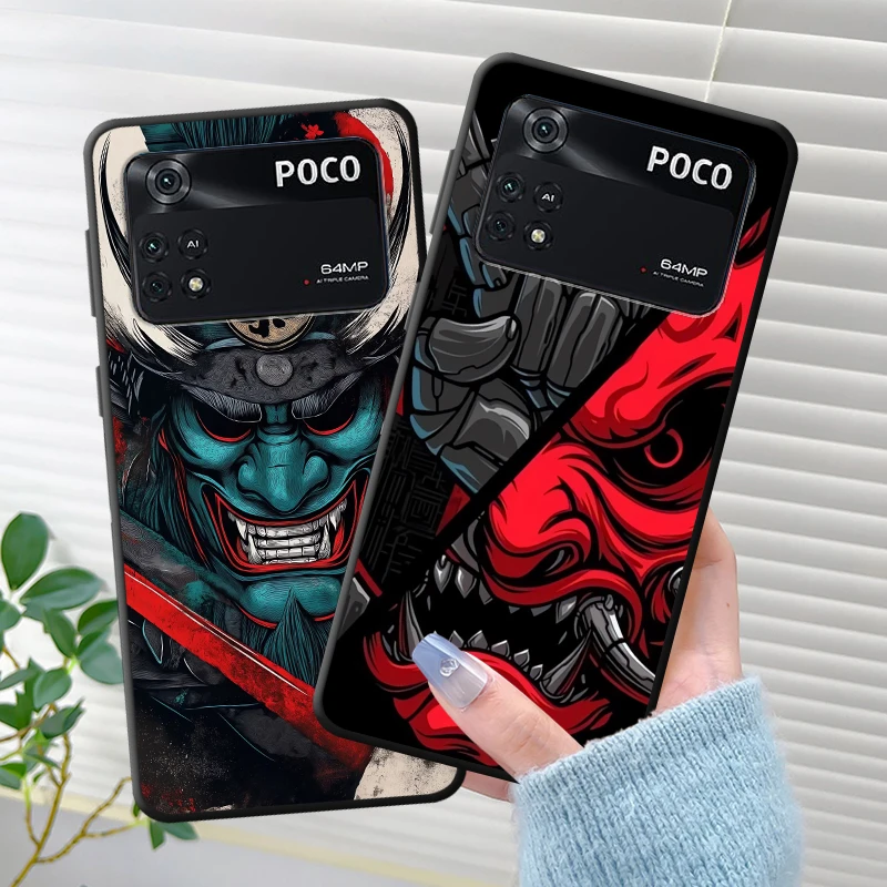 Creative Samurai Funda Phone Cover Case for Xiaomi Poco F8 C61 C71 M3 M4 M7 Pro F1 X3 X4 X5 X7 Pro C50 F3 M5 C75 view 2