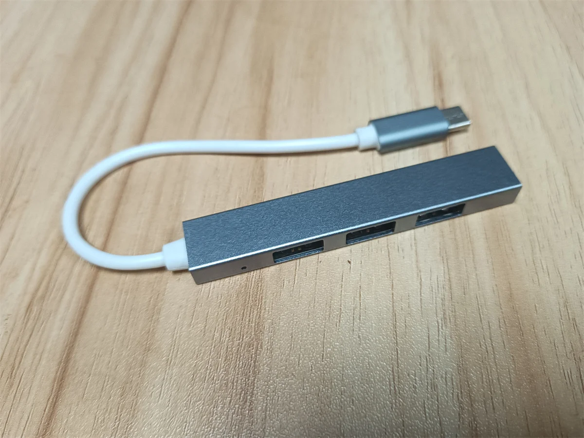 Hub de Type C ou USB à 4 ports, pour téléphone portable, Extension d'ordinateur, chargement de données, imission de dérivation, câble USB