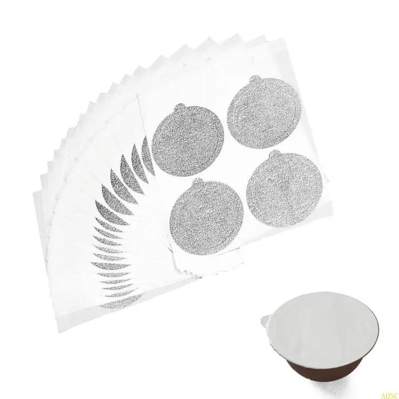 A0NC набор из 100 кофейных наклеек 37 -миллиметровых кофейных капсул