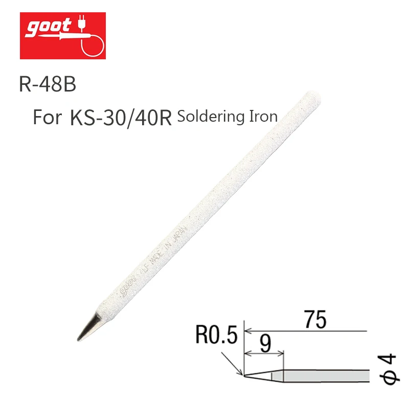 Japan GOOT R-48B CS-20R 30RT-SB R-48SB R-6B RD-67BC RD-68BC Welding Tips For KS-30 KS-40R CS-31 KS-30R KS-60R KS-80R KS-100R