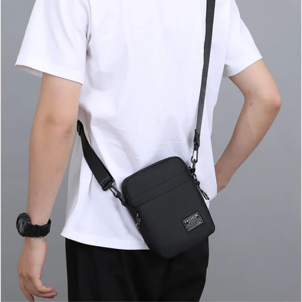 Men's Satchel Women's Bag Fashion Oxford Cloth Casual Diagonal Crossover Hand Machine Small Square Bag Handbags Luggage Bags image 3