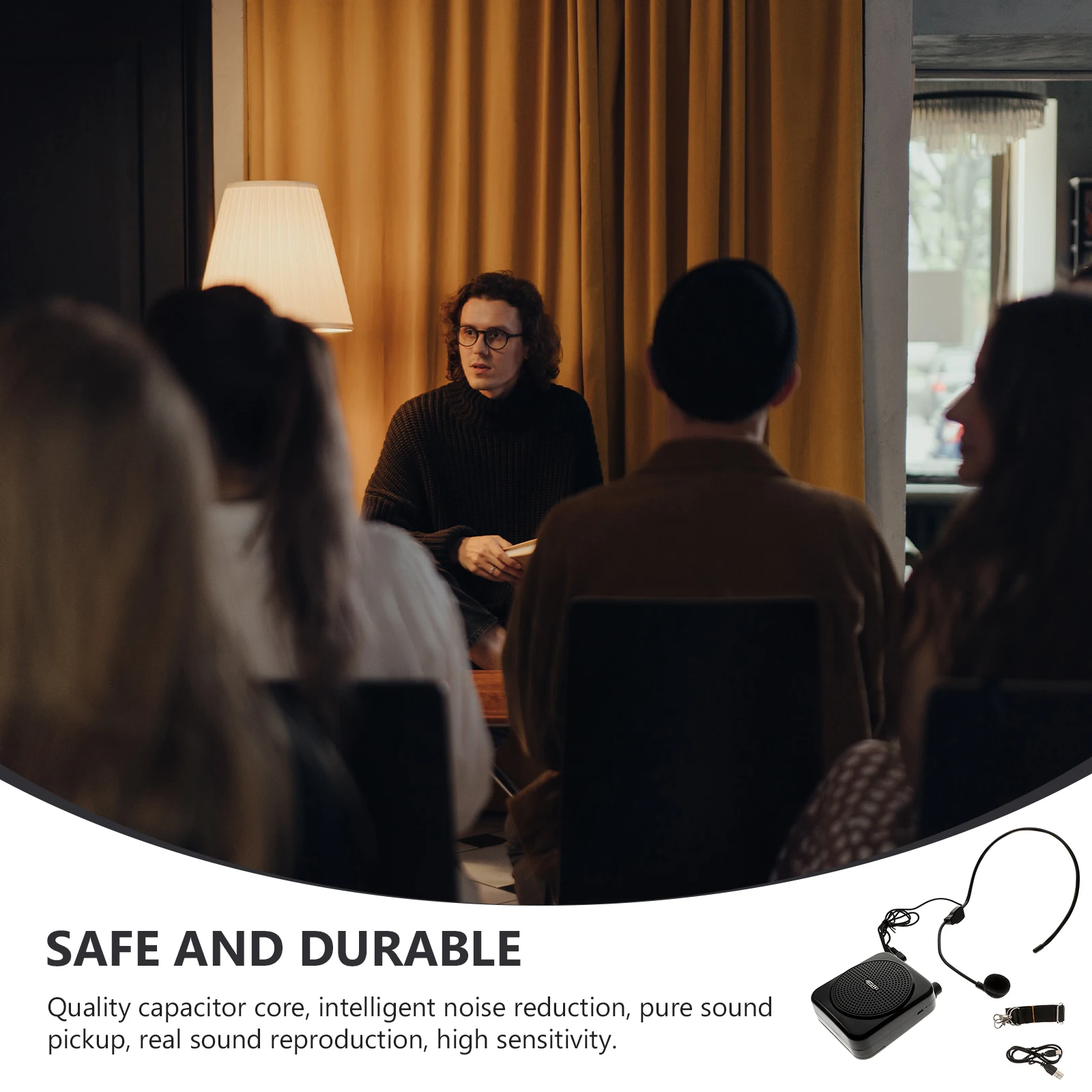 

Plastic Wireless Voice Amplifier Megaphone Durable Portable Easy to Use Teaching Tour Guide Conference Outdoor Sales Promotion