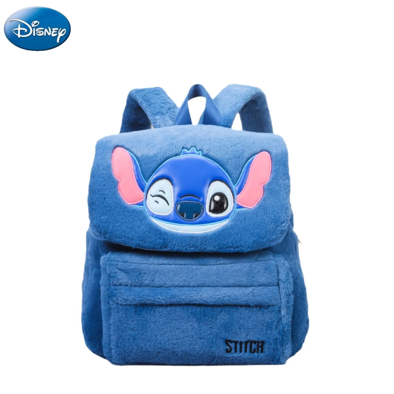 Disney Stitch Pluszowy plecak Anime Stitch Śmieszna kreskówka Plecak studencki o dużej pojemności Torba do przedszkola Prezent na Boże Narodzenie