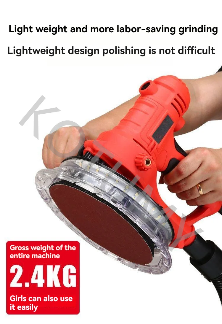 220V portable electric wall putty grinding and polishing machine for home decoration