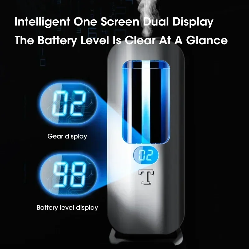 Smart Essential Oil Diffuser Mini Home Aromatherapy Machine USB 5-speed Adjustable Toilet Room Deodorizing Aromatherapy Atomizer