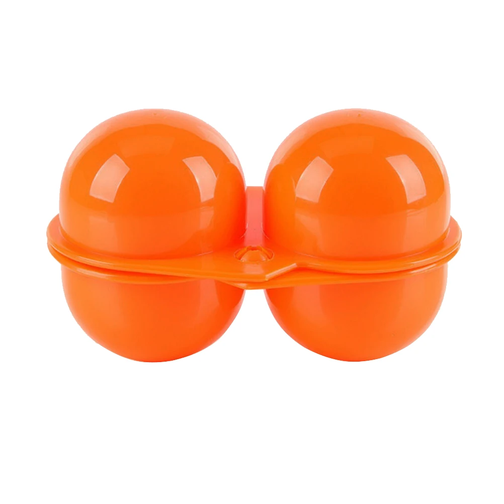 

ABS Plastic Egg Storage Box 1pc Foldable 2 Egg Carrier Container for Kitchen Camping Outdoor Portable Lightweight Travel Case