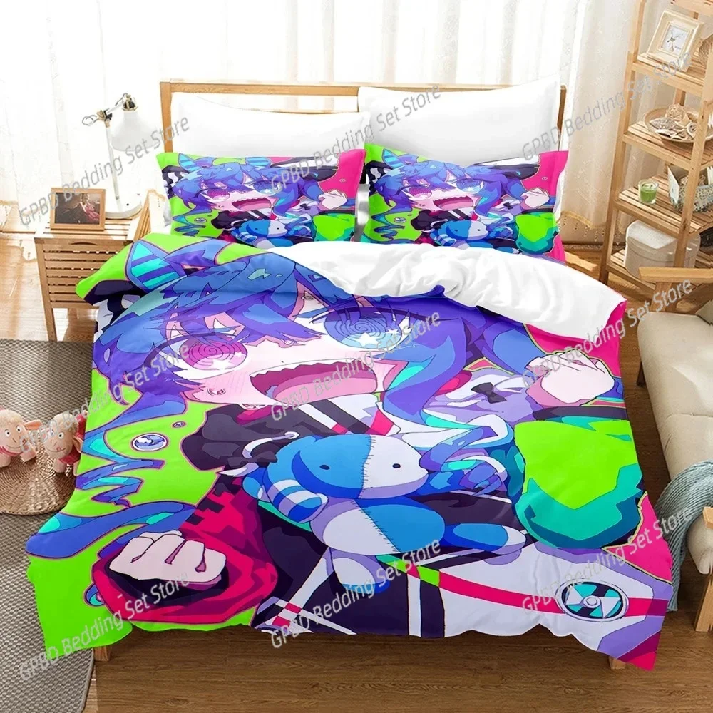 Anime Uma Musume Pretty Derby Twin Turbo 3D Bedding Set Duvet Cover Pillowcases Full Queen King Size Home Decor Quilt Boys Gift
