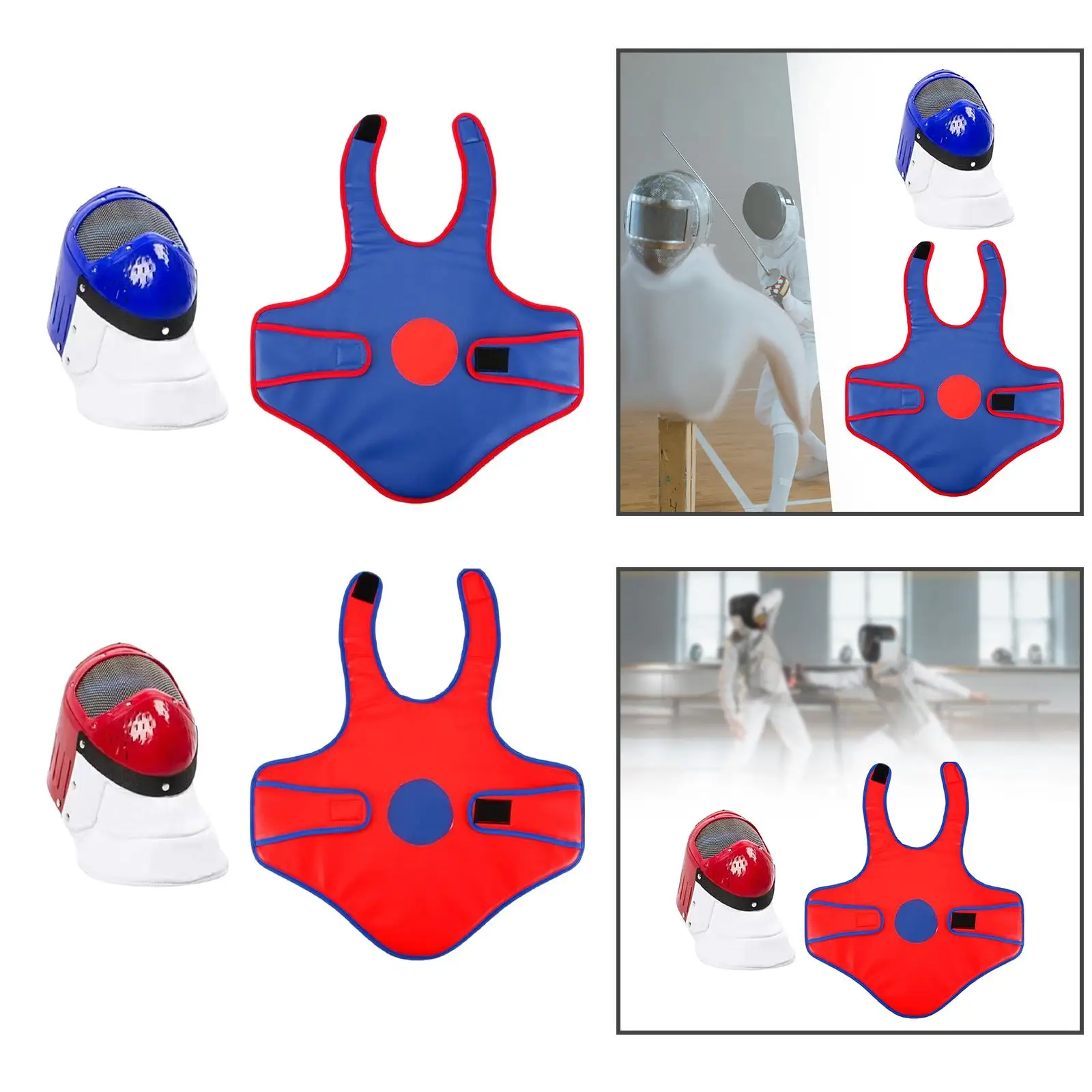 

Fencing Epee Mask Anti Stab Portable Comfortable Face Mask Masque Fencing Protective Gear for Beginner Child Training Equipment