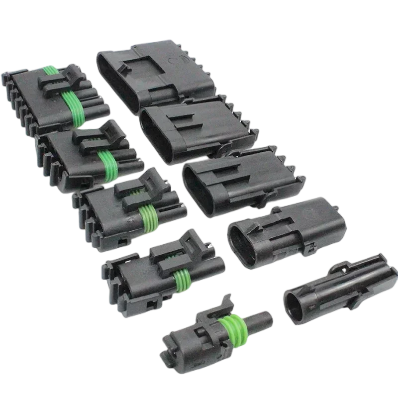 5/20/100Sets Delphi GM Auto Connector 2.5 Serie Elektrische Waterdichte Harnas Plug Terminal 1/2/3/4/6Pin DJ3021Y-2.5 Socket