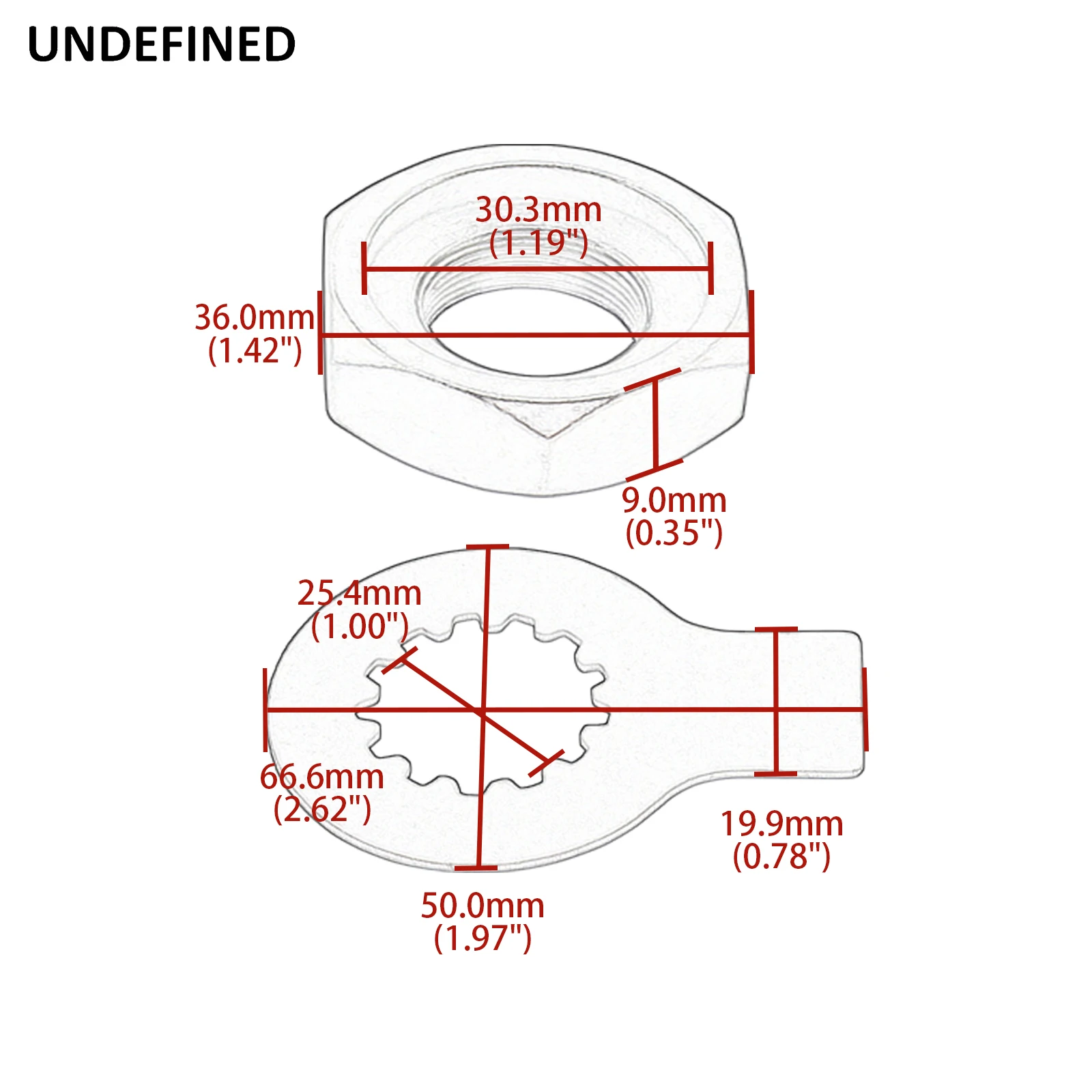 Écrou De Pignon + Rondelle Avant - Compatible Yamaha R1 FZ1 FZS1000 TDM900 XJR1200 1300 FJ1200