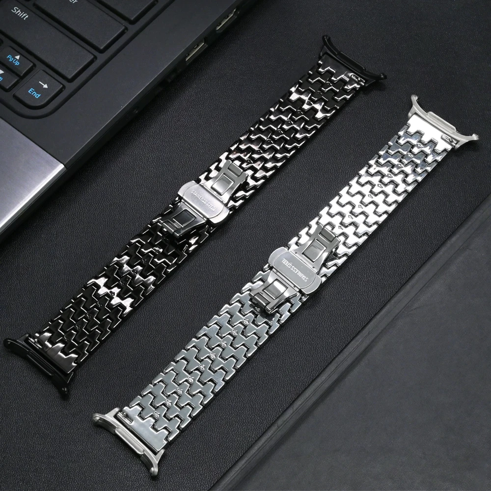 Stainless Steel Band for Samsung Galaxy Watch Ultra 47mm Quick Fit Metal Bracelet for galaxy ULTRA 47 ultra No Gaps Strap Correa