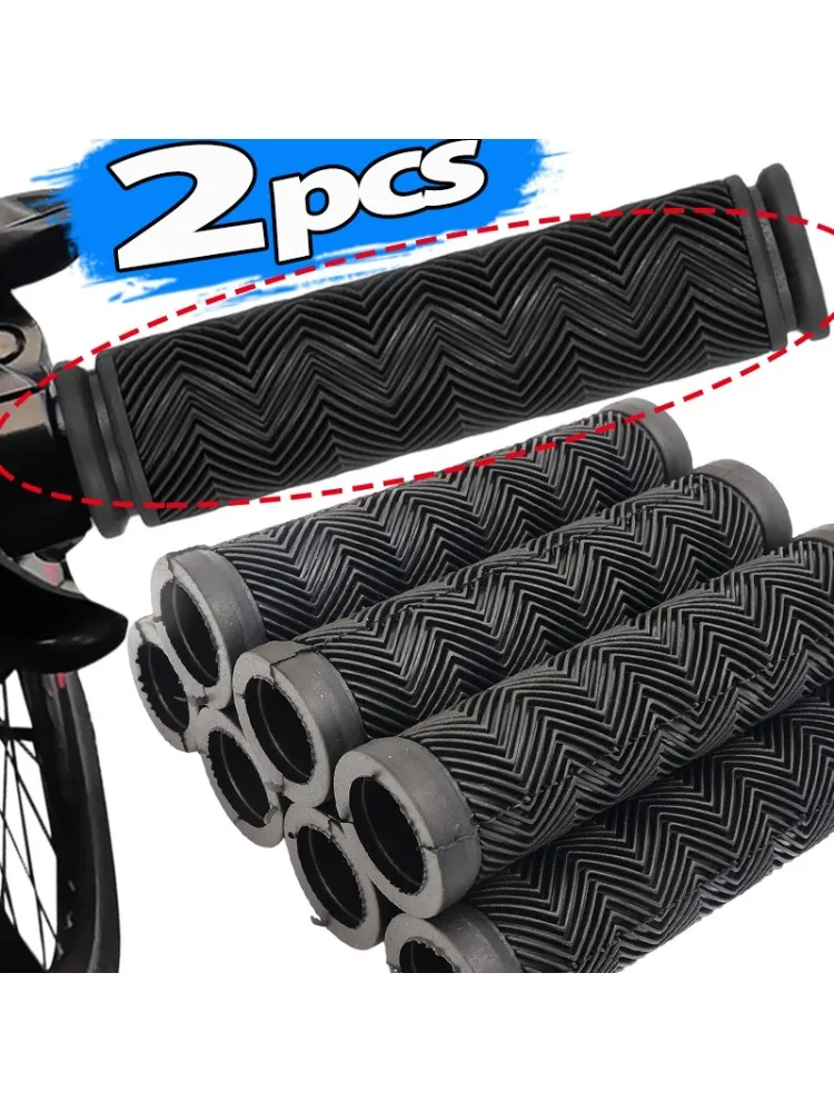 AliExpress Mountain Bike Grips Rubber Anti Slip Handlebar Grips Shock Absorbing Comfortable Universal Fit for Bicycle Handlebars Cycling