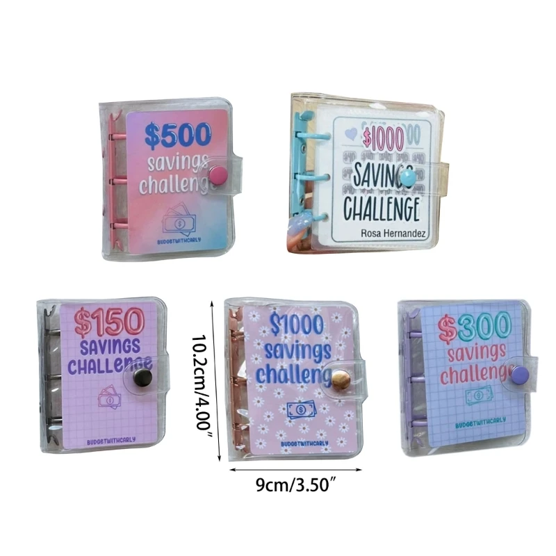 Money Saving Challenge Binder Budget Planner Savings Challenge 2023 New Budget Book Binder $150 300 500 1000 Savings KXRE