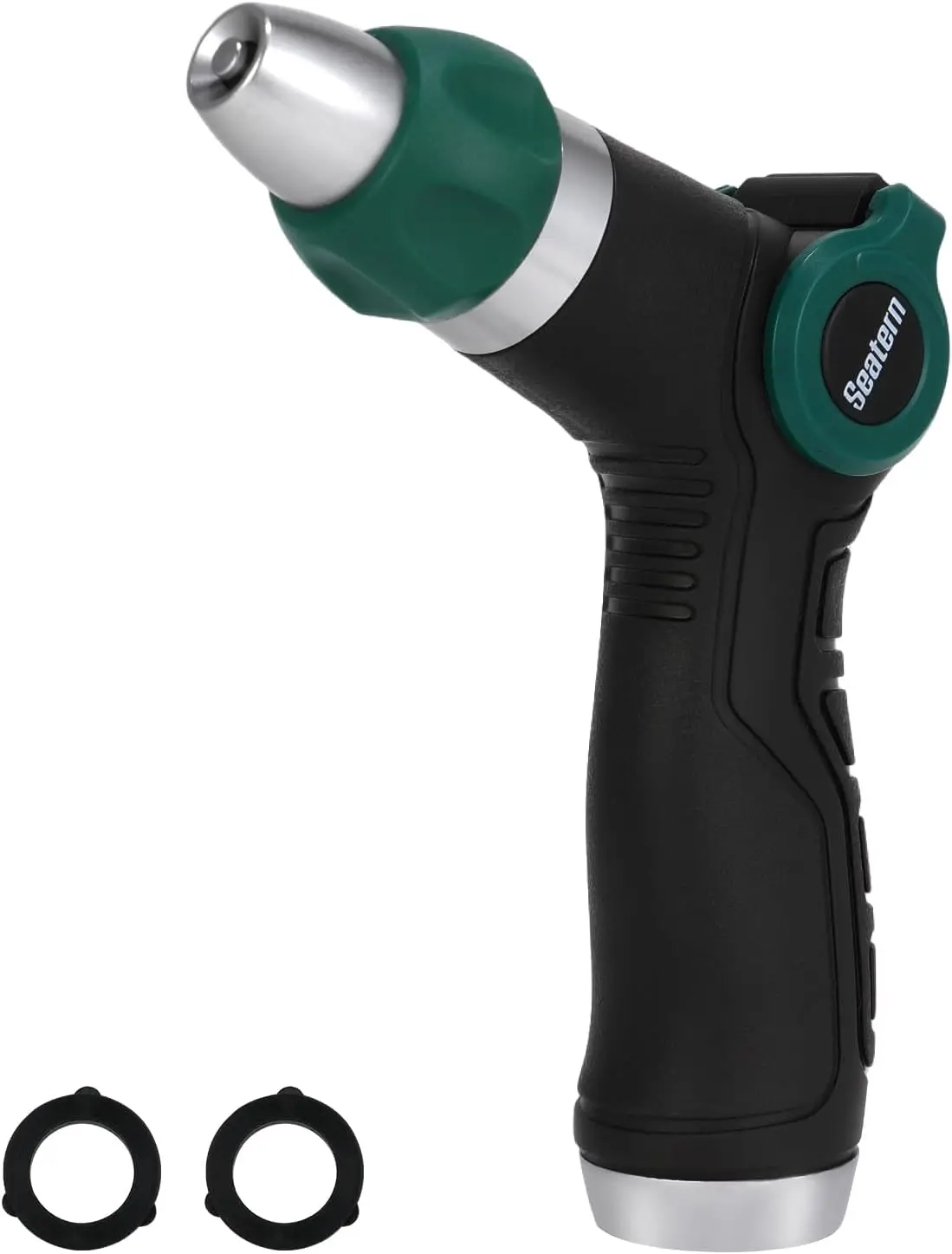 

Распылитель садового шланга высокого давления, сверхмощная металлическая насадка для водяного шланга с контролем большого пальца и регулируемой струей для мойки автомобилей