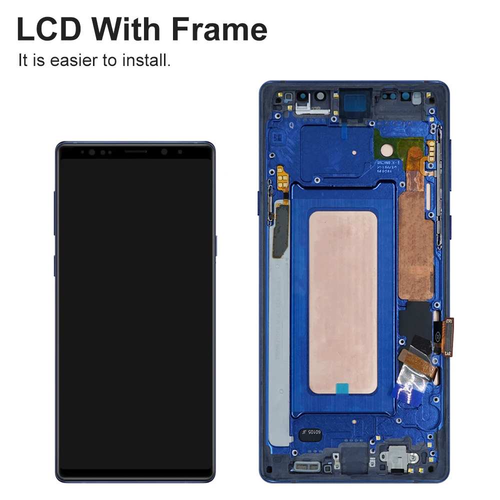 Note9 N960F N960F/DS TFT LCD Screen Assembly for Samsung Galaxy Note 9 LCD Display Touch Screen Digitizer with Frame Replacement