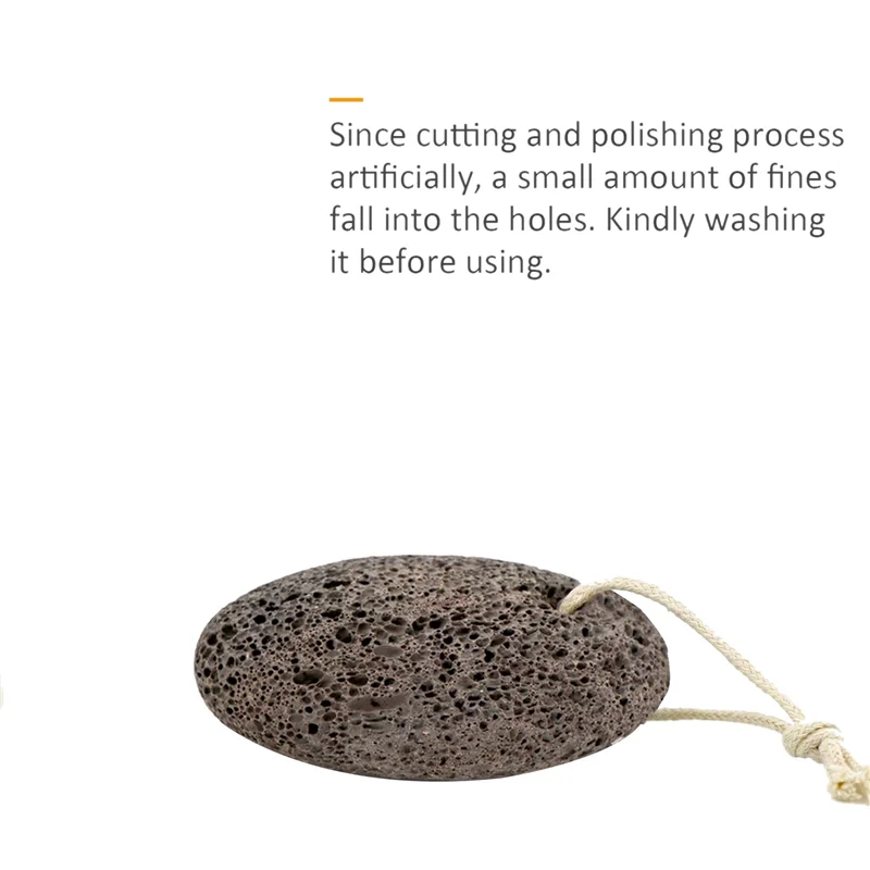 Pedra-pomes de lava Y15A 3X para purificador de pés, pedra-pomes para remover pele morta (cor e formato aleatórios)