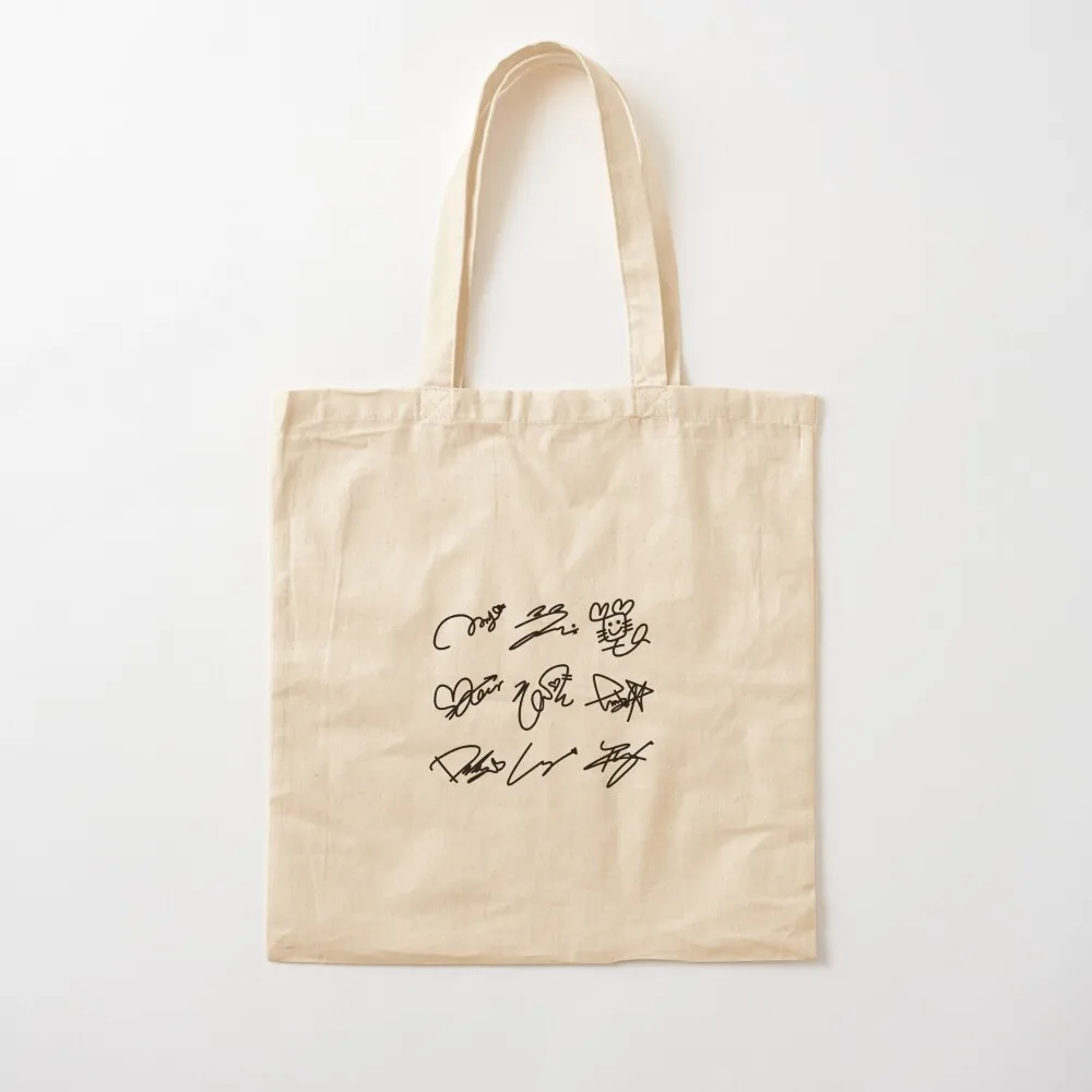 

TWICE SIGNATURES Tote Bag the tote bag custom canvas bag