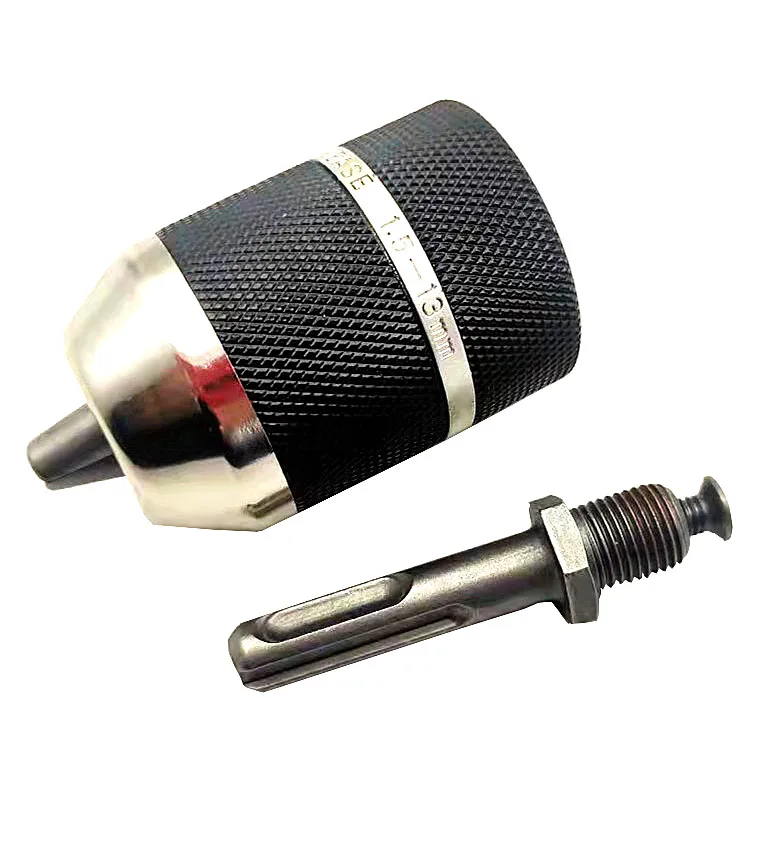 

1/16-1/2 1.5-13mm 3 Jaws Grip Release Metal Material Drill Chuck With Rob