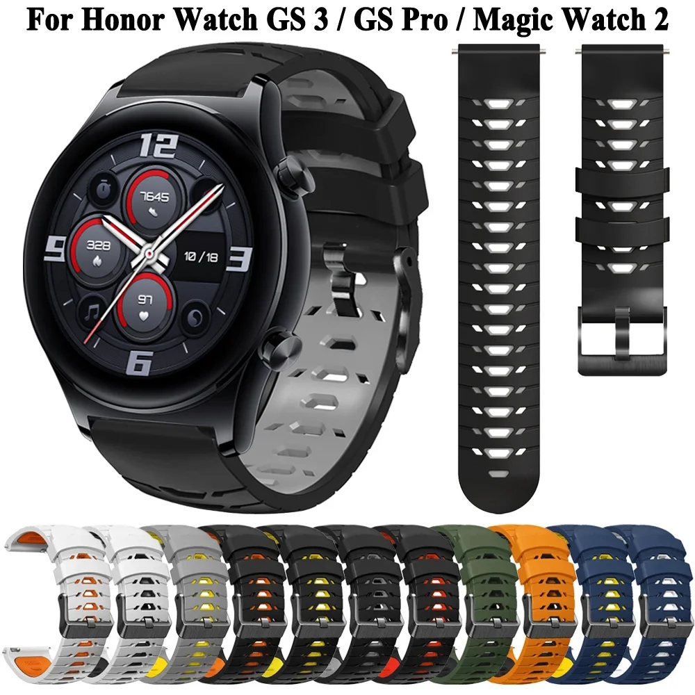 Watchbands 22mm For Honor Watch GS Pro/GS 3/GS 3i Bands Straps For Honor Watch Magic Watch 2 46mm Wristband Bracelet Accessories