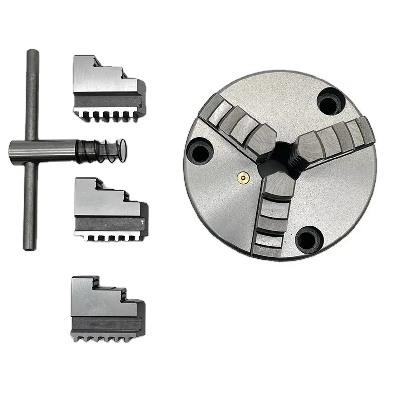 

3 Jaw Self Centering Chuck 100mm Front Mount Mini Lathe Chuck K11-100F Manual Scroll Chuck Price for Mini Lathe