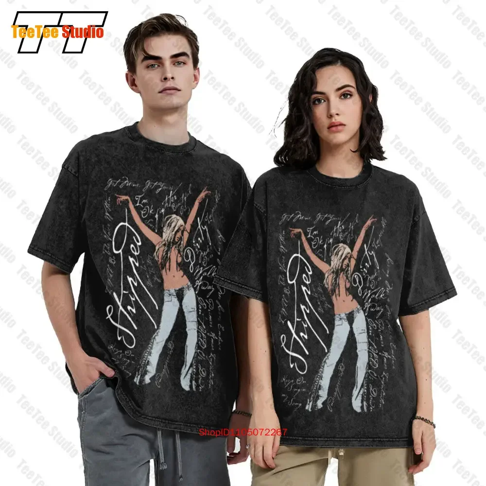 تي شيرت كريستينا أغيليرا العالمي الجديد الكلاسيكي كبير الحجم من القطن مقاس S 3Xl 7POC #2