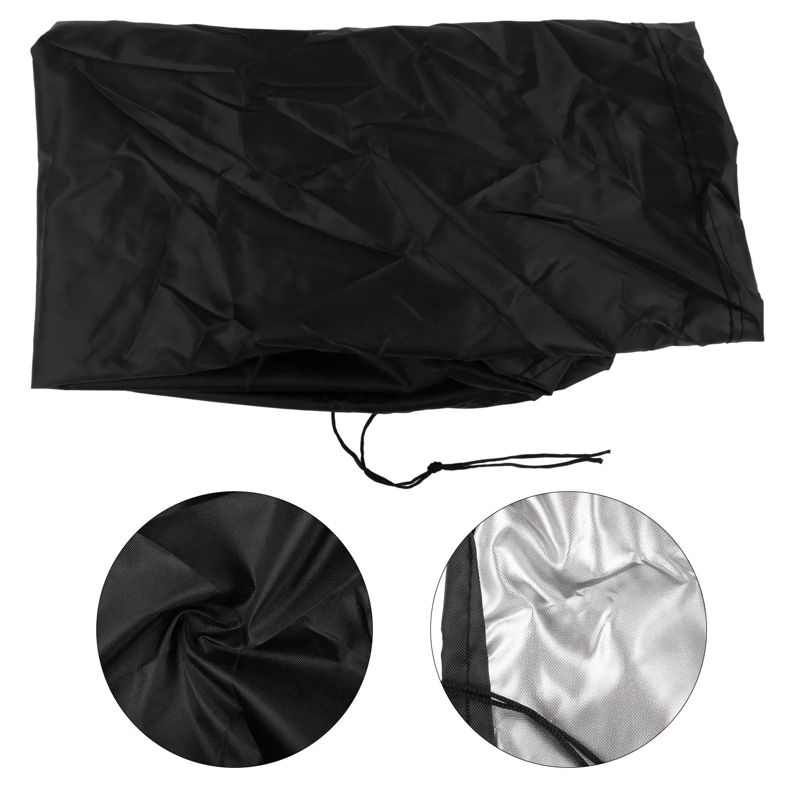 Strong and Secure Pool Cover for Oval Reservoir Tanks Fits 4ft 6ft 8ft Pools Drawstring Prevents Tearing and Keeps Debris Out