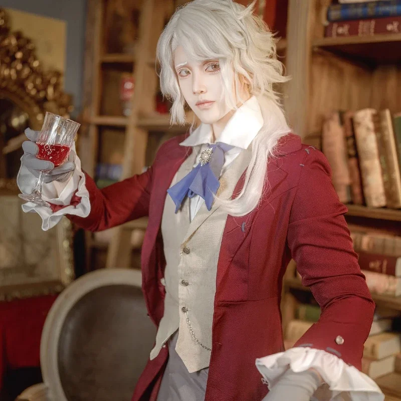 

Game Identity V Composer Cosplay Frederick Kreiburg Costumes Outfit Halloween Carnival Party Uniform Full Set 2025 Hot Sale