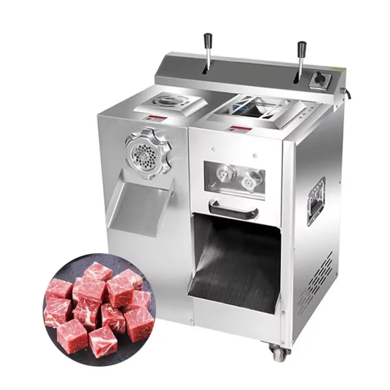 

Hot Seal Meat Grinder Functional Stainless Steel Chicken Fish Cattle Sheep Pork Automatic Commercial Home Meat Cutting Machine