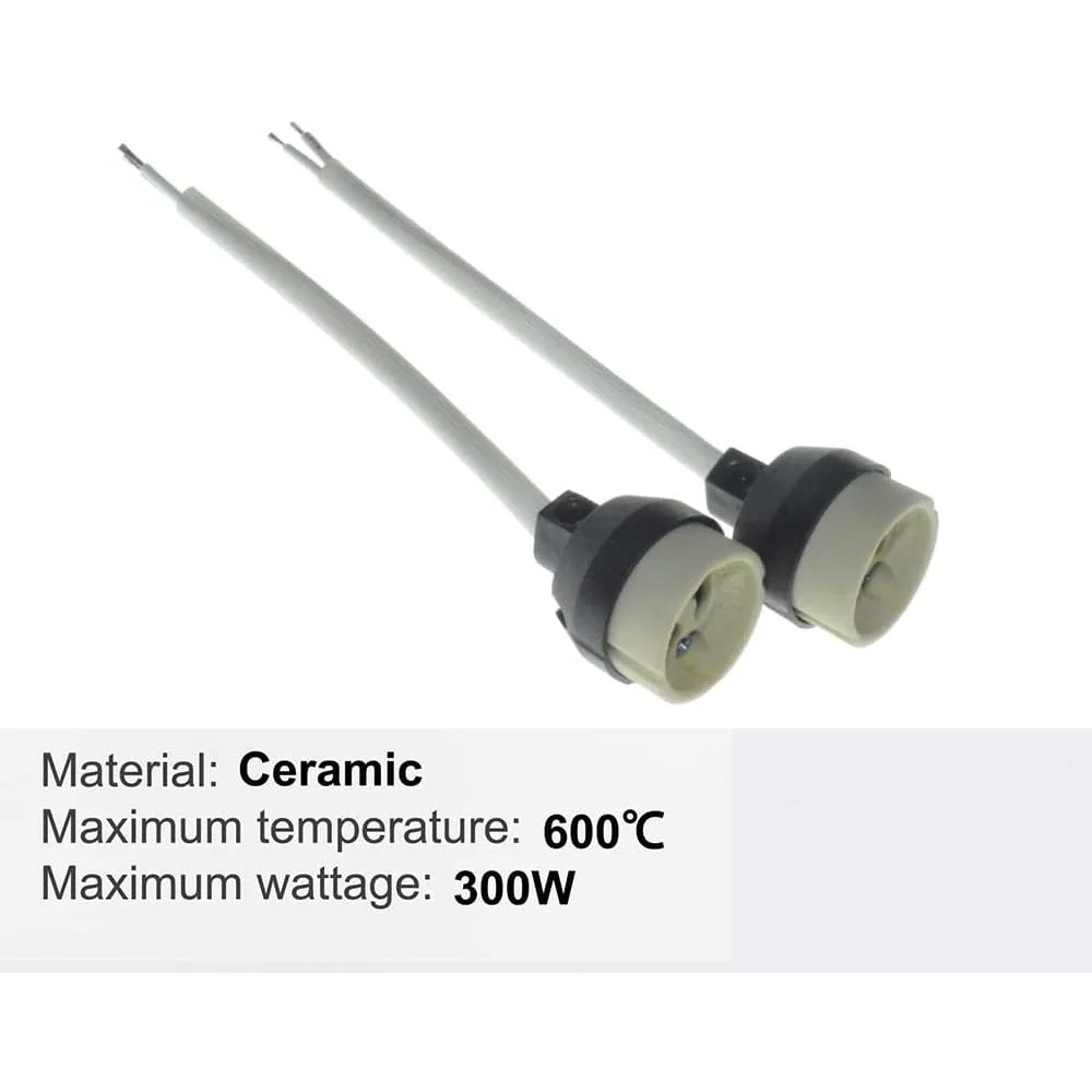 1pcs 15cm GU10 Lamp Holder Lamp Light Fitting Parts Ceramic Lamp Bases Connector GU10 Socket for LED Light Bulbs Halogen Bulbs