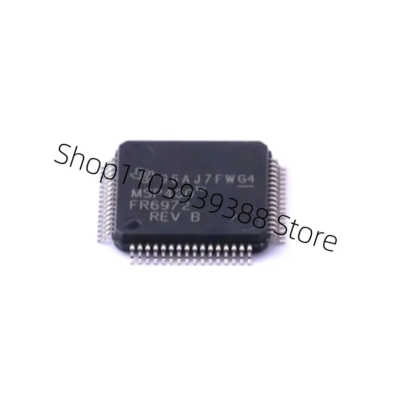 5Pcs New Original  MSP430FR6972IPMR MSP430FR6972 Microcontroller IC 16-Bit 16MHz 64KB (64K x 8) FRAM 64-LQFP (10x10)